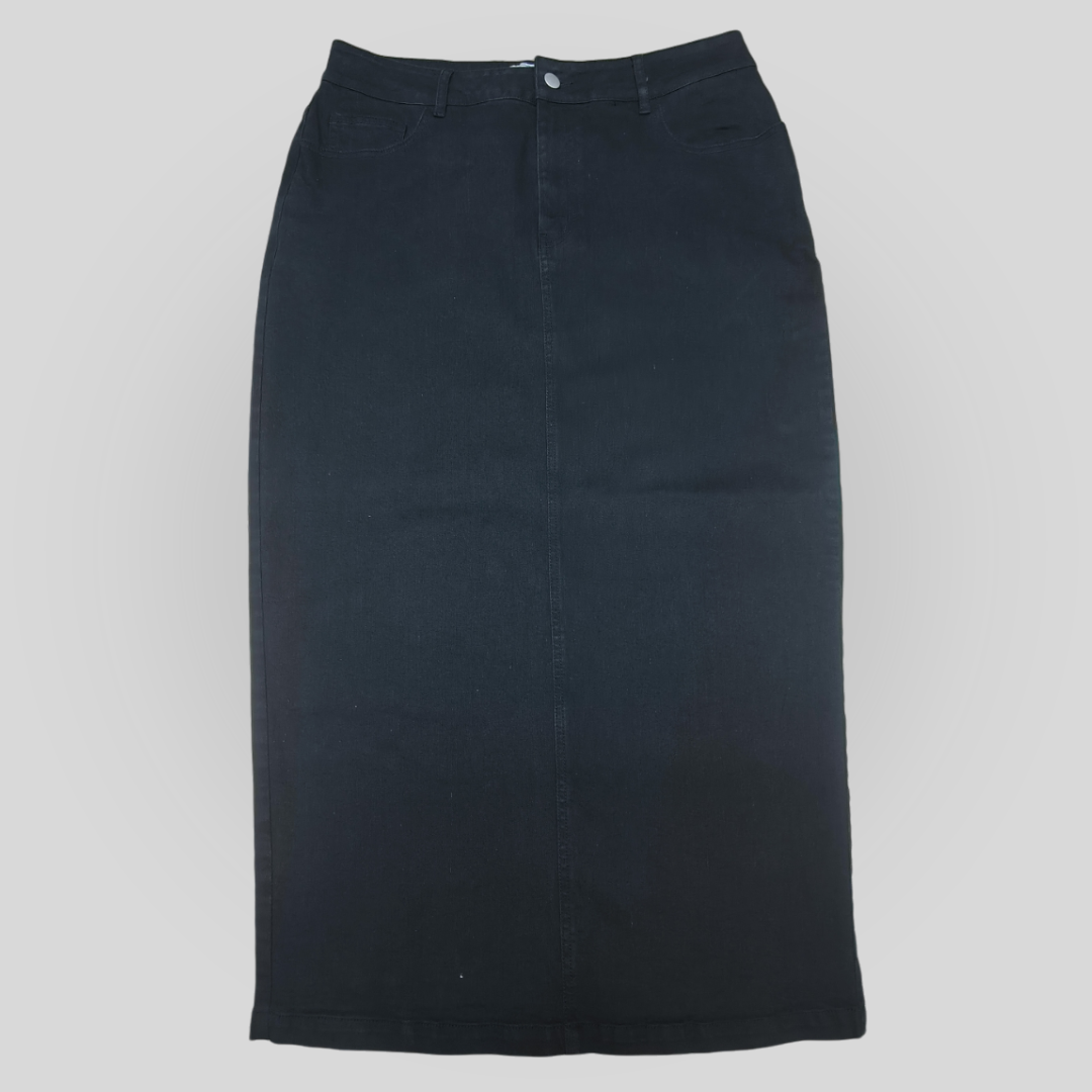 Denim Pencil Skirt