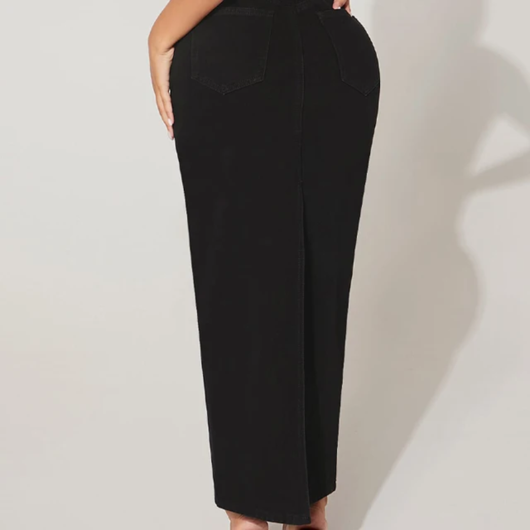 Denim Pencil Skirt