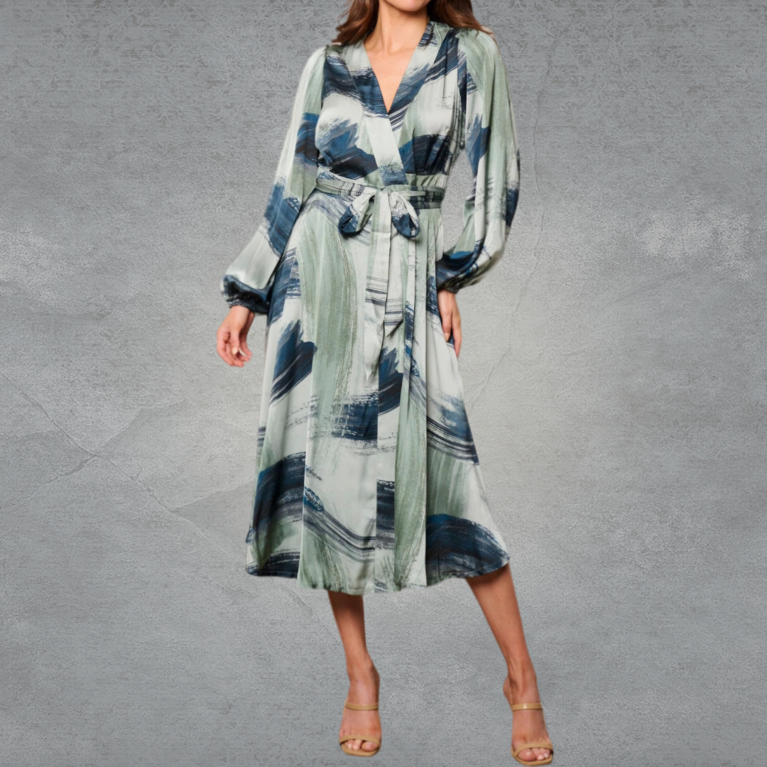 Wrap Midi Dress
