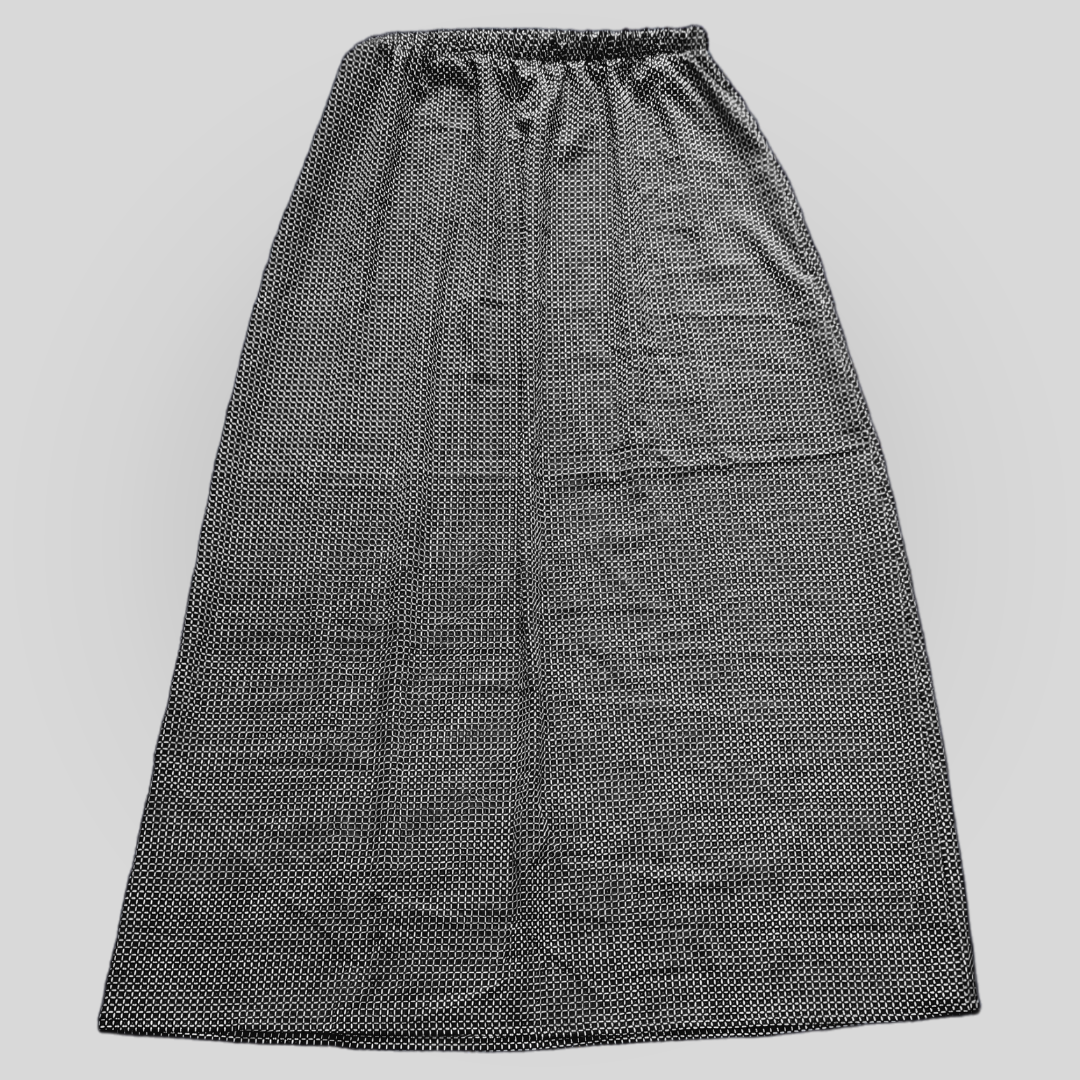 Elastic-Waist Maxi Skirt