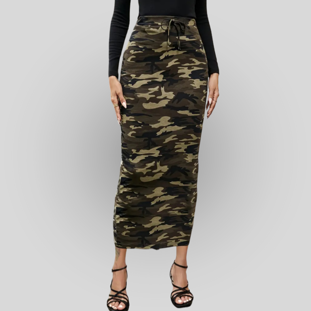 Camo Pencil Skirt