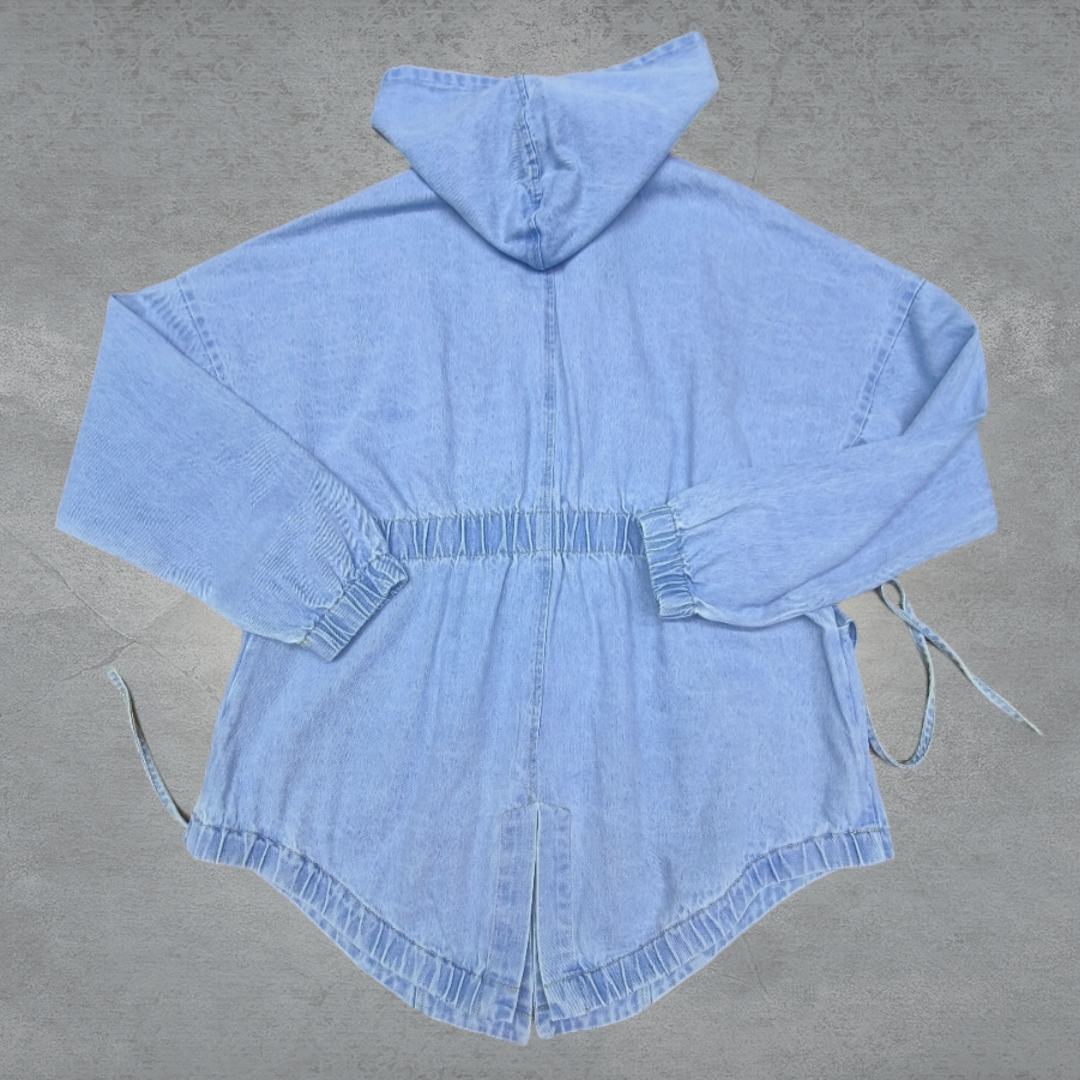 Hooded Denim Jacket